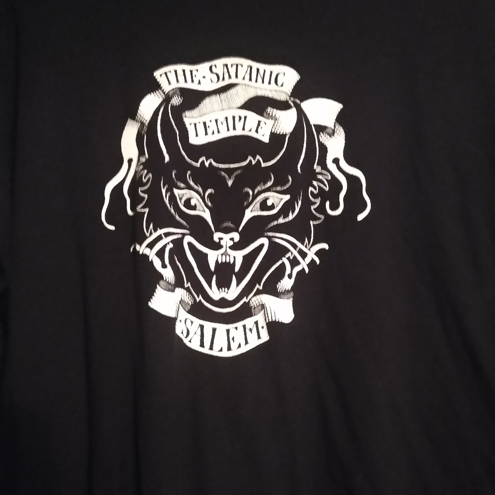 Satanic Temple Salem kitty tee